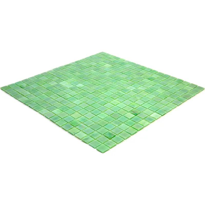 British Racing Green 12x12 Glossy Uniform Square Glass Mosaic Tile (20 pack, 18.69 sq ft/case) by Apollo Tile