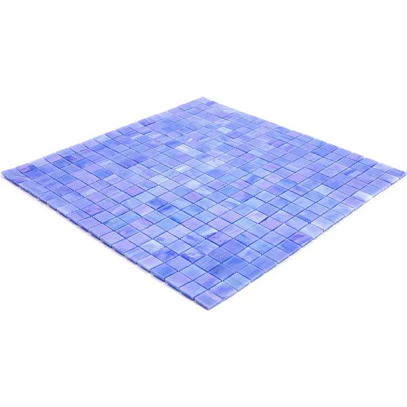 Rainbow Blue 12x12 Glossy Uniform Square Glass Mosaic Tile (20 pack, 18.69 sq ft/case) by Apollo Tile