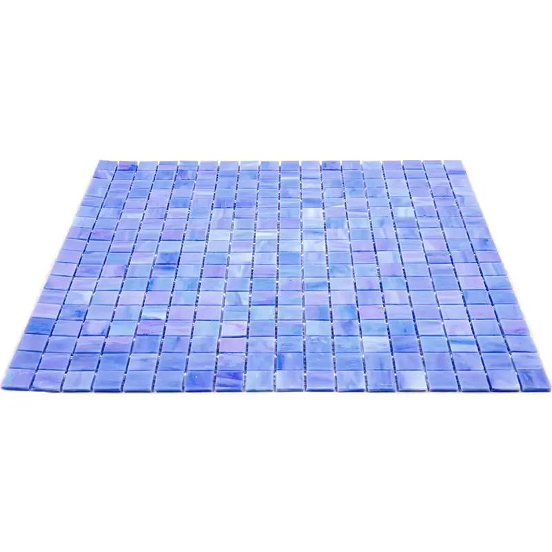 Rainbow Blue 12x12 Glossy Uniform Square Glass Mosaic Tile (20 pack, 18.69 sq ft/case) by Apollo Tile