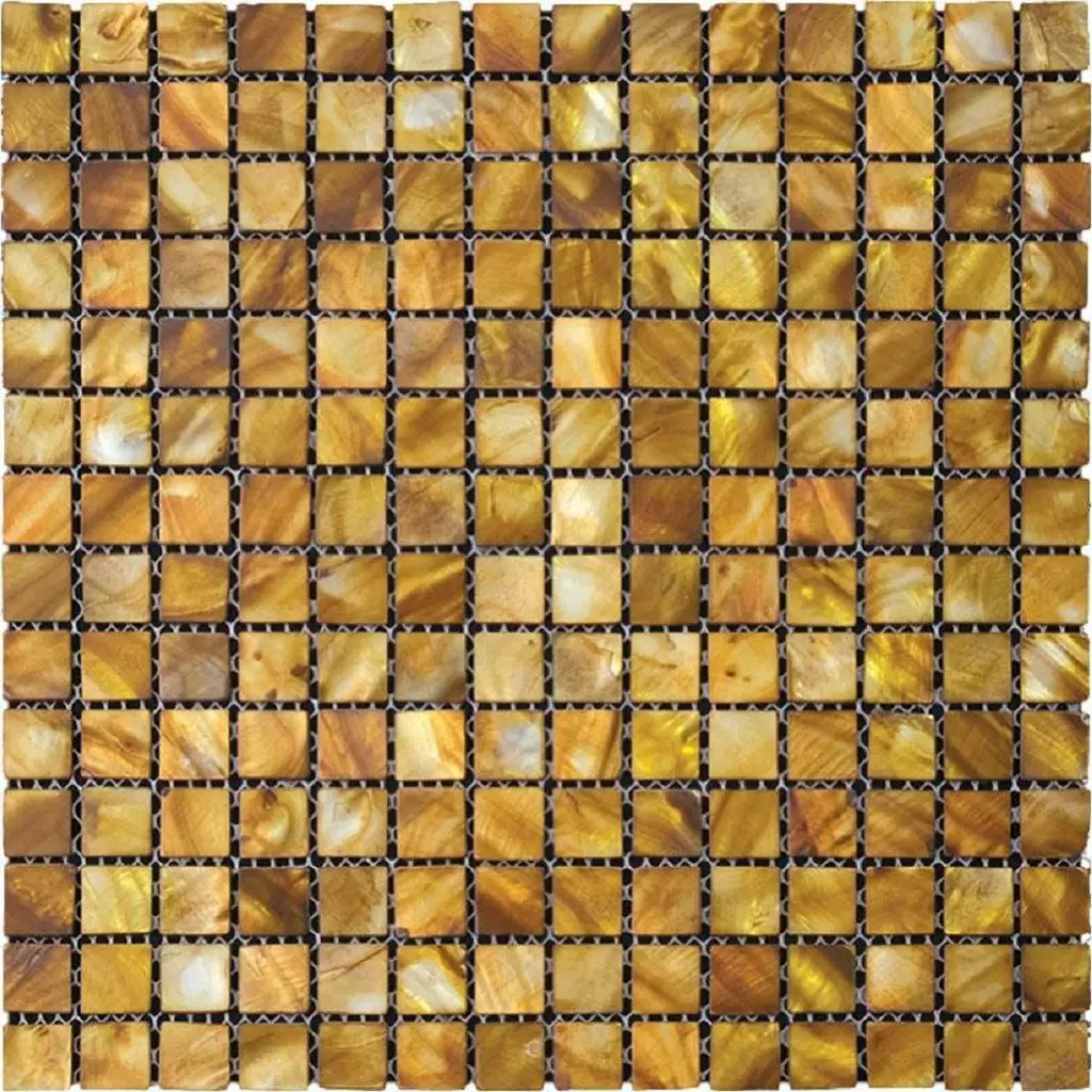 Light Bronze 12x12 Polished Square Shell Mother of Pearl Mosaic Tile (20 pack, 20 sq ft/case) by Apollo Tile