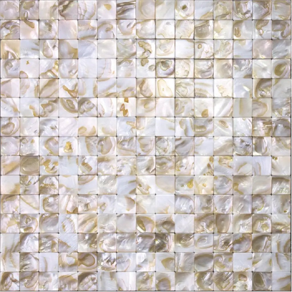 Brown 12x12 Polished Square Shell Mother of Pearl Mosaic Tile (20 pack, 19.34 sq ft/case) by Apollo Tile