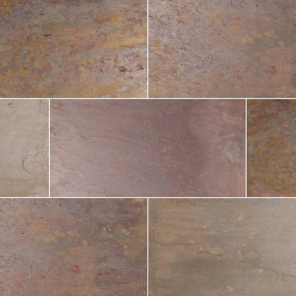 Multi Classic Gauged Slate Tiles 16x16