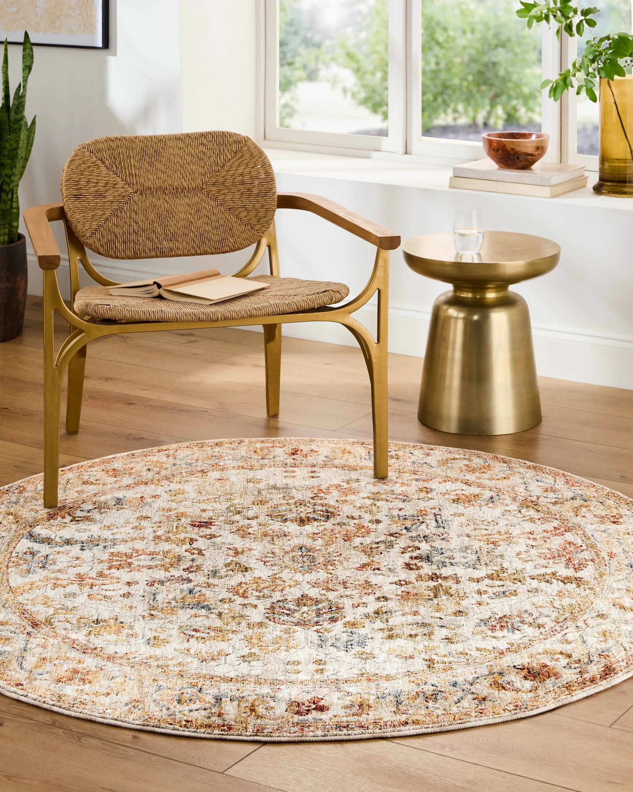 Asabi Beige Textured Rug with Fringes by Boutique Rugs