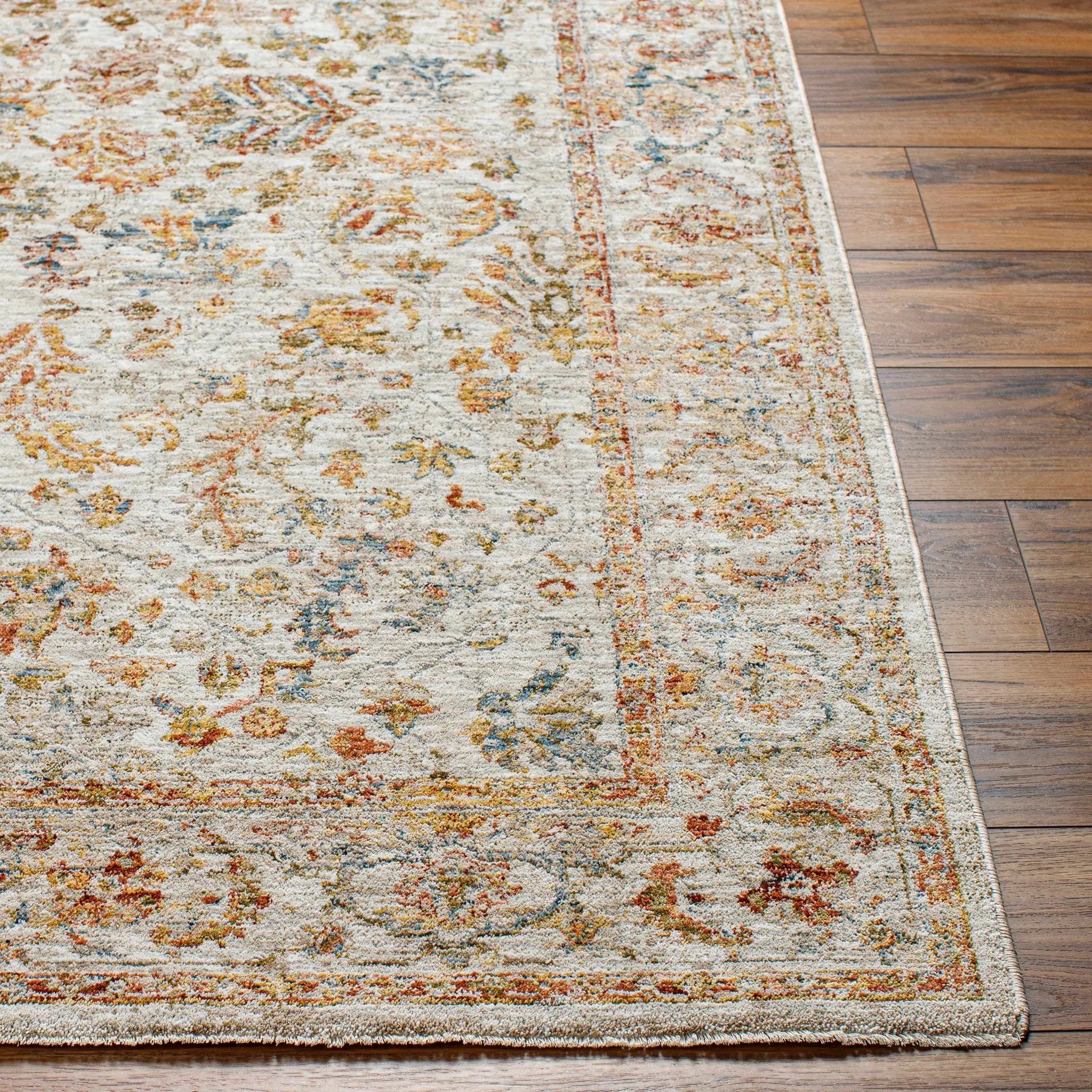 Asabi Beige Textured Rug with Fringes by Boutique Rugs