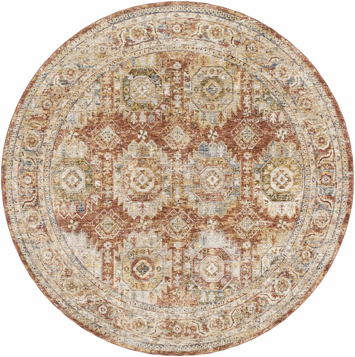 Crescentia Rust Area Rug - Clearance, photo 9 of 9