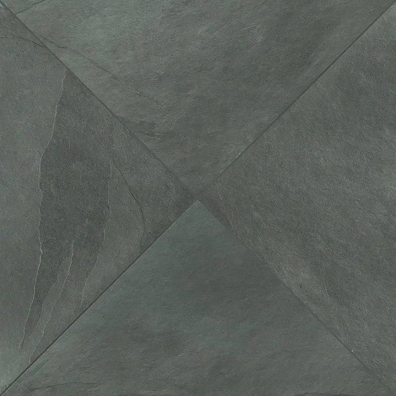 Montauk Blue Gauged Slate Tiles 4x12 angled view