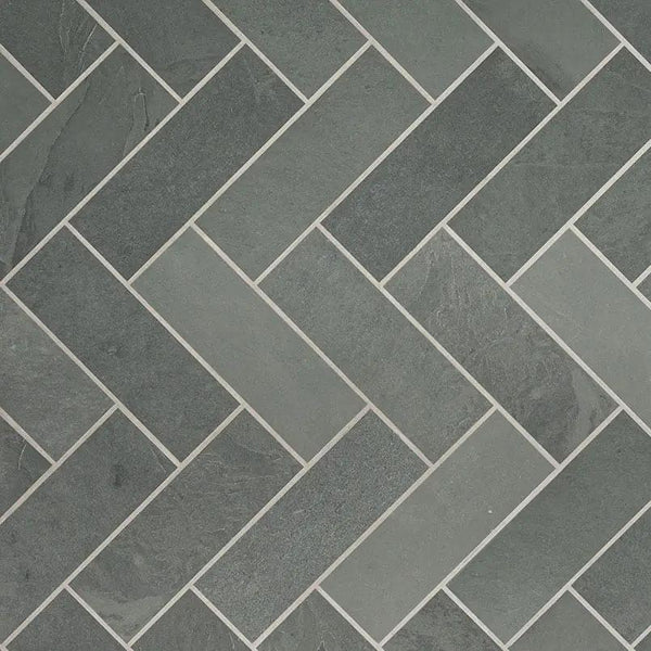 Montauk Blue Gauged Slate Tiles 4x12