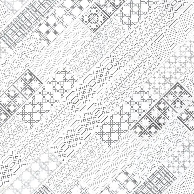 Abani Subway Honed Marble Mosaics 2x6 angled view
