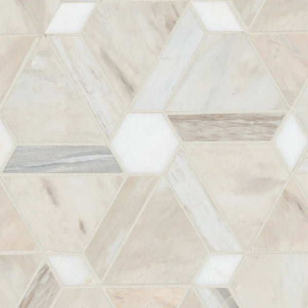 Angora Floralis Polished Marble Mosaics