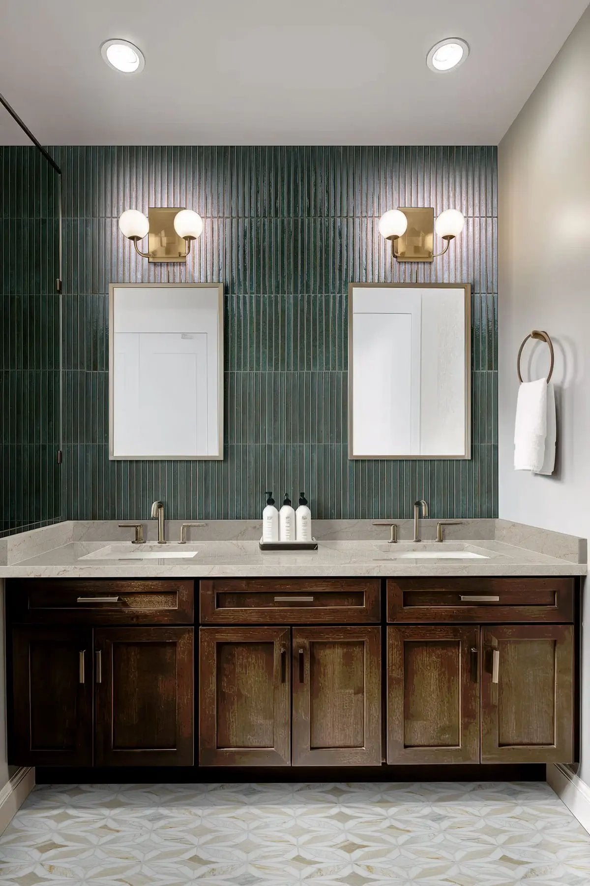 Athena Gold Estrella Polished Marble Mosaics by MSI Surfaces