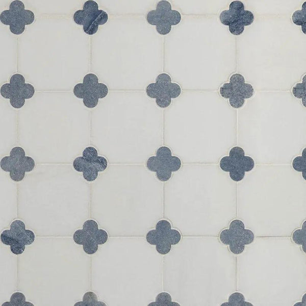 Azula Floret Polished Pattern Marble Mosaics