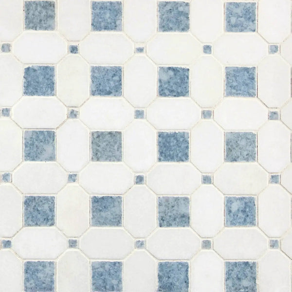 Azula Hatchwork Polished Pattern Marble Mosaics