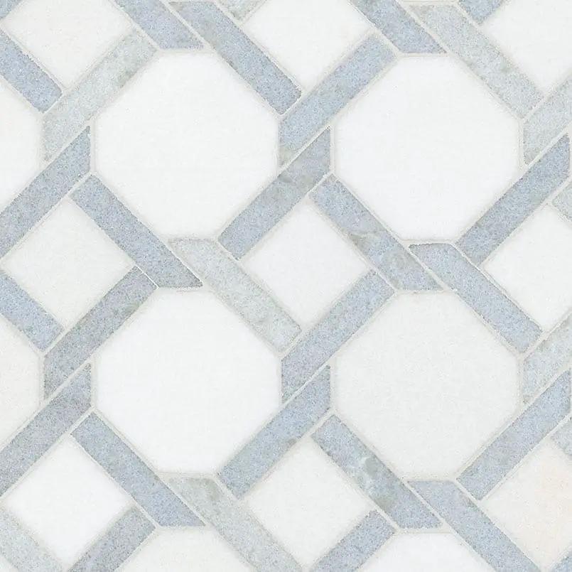 Azula Kaya Polished Marble Mosaics by MSI Surfaces