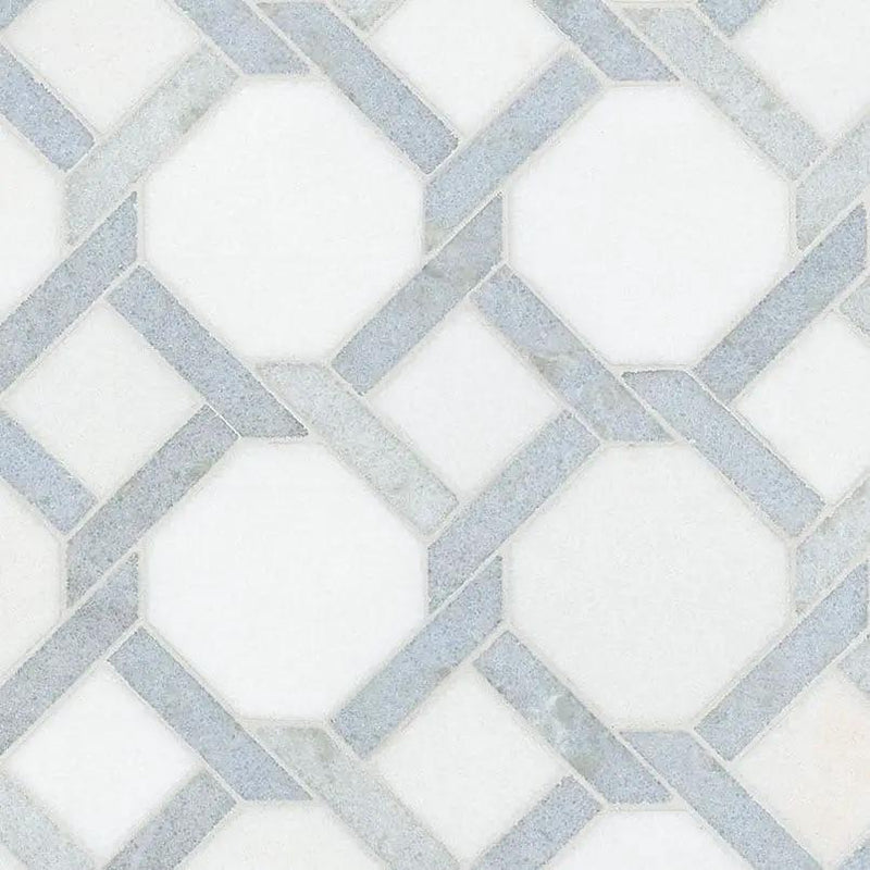 Azula Kaya Polished Marble Mosaics by MSI Surfaces
