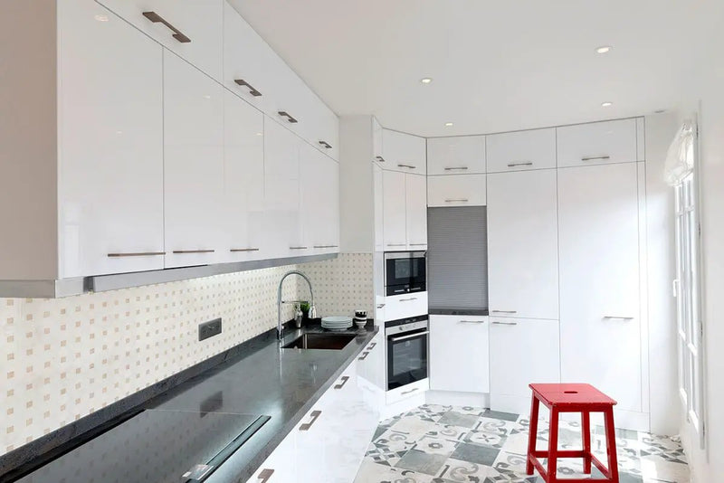 Bianco Dolomite Crema Dotty Polished Pattern Marble Mosaics by MSI Surfaces