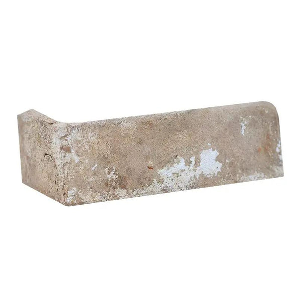 Doverton Gray Clay Brick 2.25x7.5 Natural Corner Mosaics 2.25x10.75