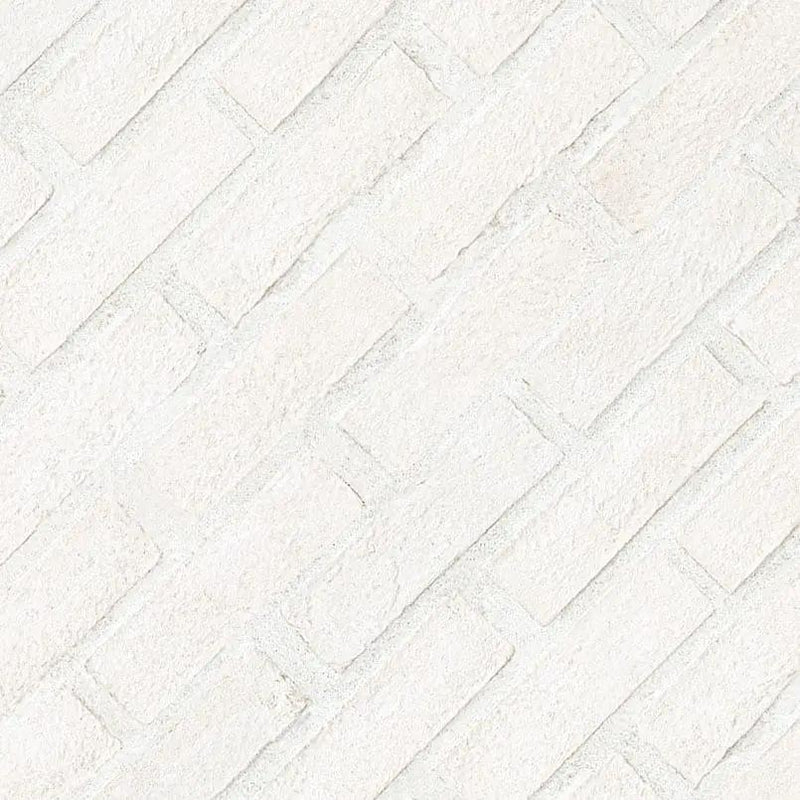 Alpine White Clay Brick 2.25x7.5 Natural Mosaics 2 by MSI Surfaces