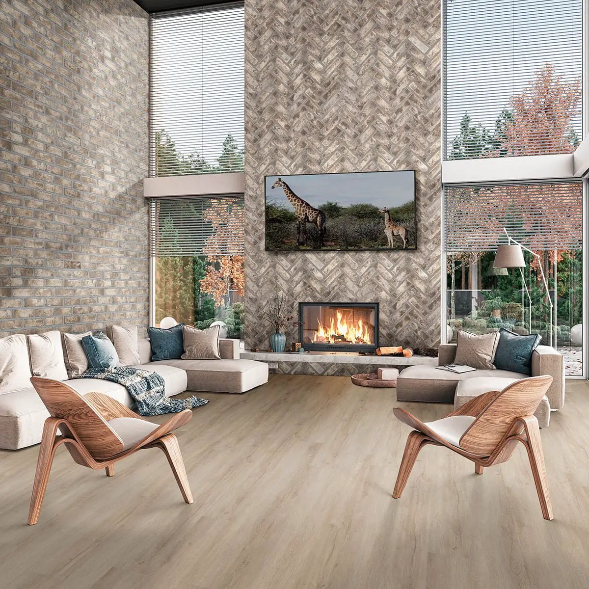 Doverton Gray Clay Brick 2.25x7.5 Natural Mosaics 2 by MSI Surfaces