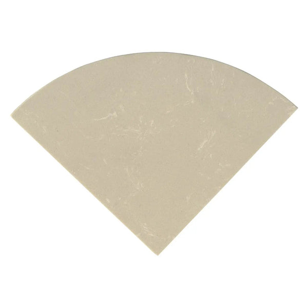 Engineered Beige 9" Radius Cornershelf Polished Marble Mosaics