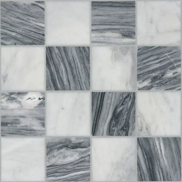 Firenze Blend 3x3 Polished Marble Mosaics