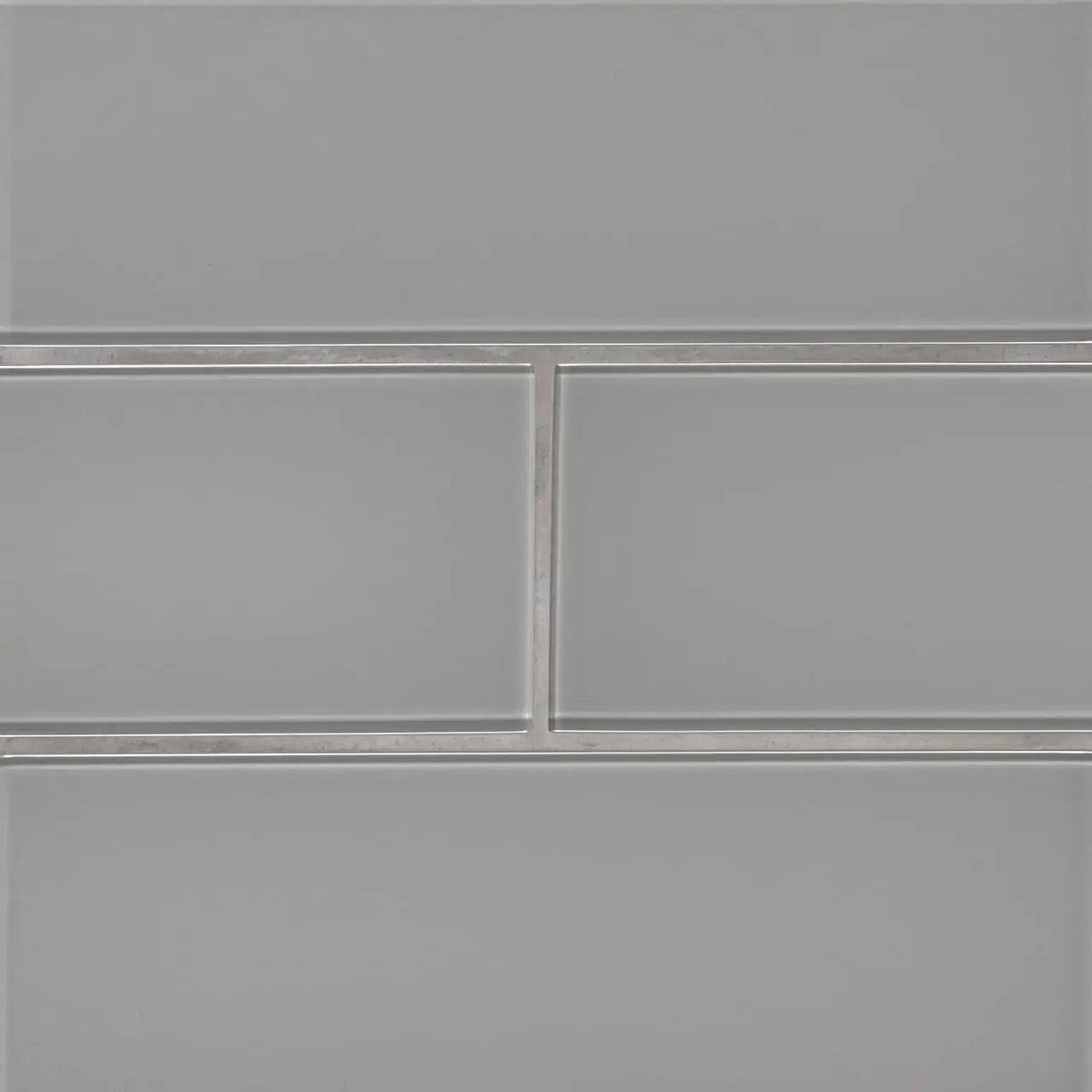 Oyster Gray Subway Tile 4x12 Glass Mosaics by MSI Surfaces