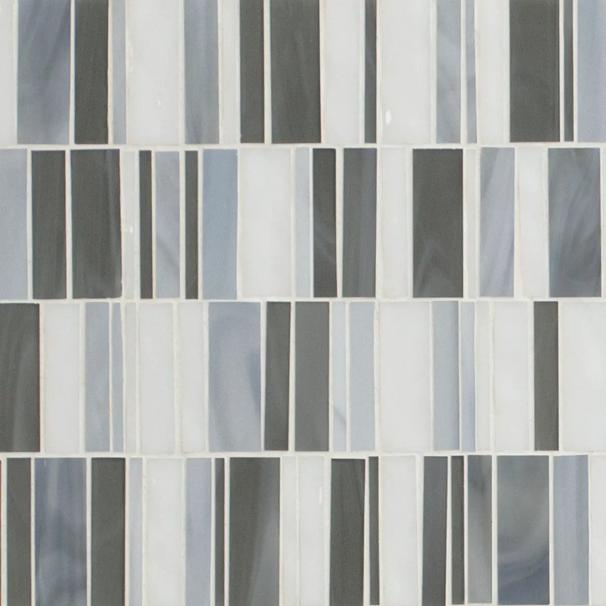 Citi Stax Lapis 3mm Pattern Glass Mosaics close up