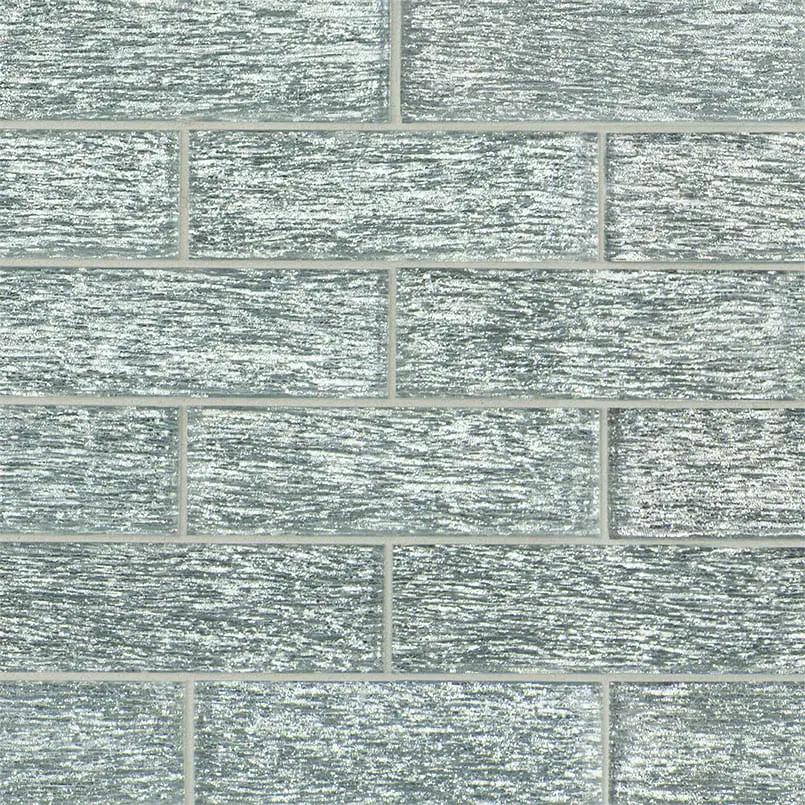 Chilcott Bright Subway Tile 2x6 Glass Mosaics by MSI Surfaces