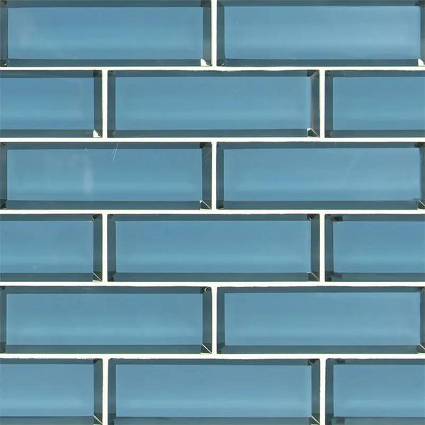 Haiku Sapphire Glass Subway Tile 2x6 Mosaics