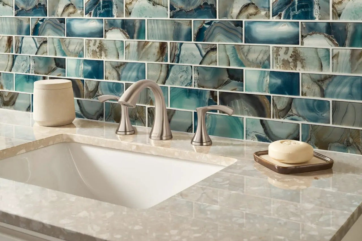 Night Sky Subway Tile 2x6 Glass Mosaics by MSI Surfaces
