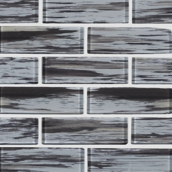 Verde Subway Tile 2x6 Glass Mosaics