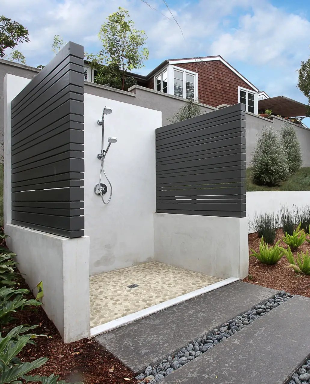 Sliced Pebble Coal Tumbled Pattern Marble Mosaics by MSI Surfaces
