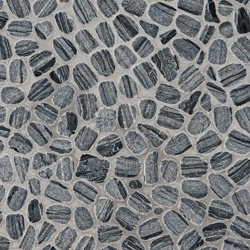 Henley Pebble Tumbled Pattern Marble Mosaics by MSI Surfaces