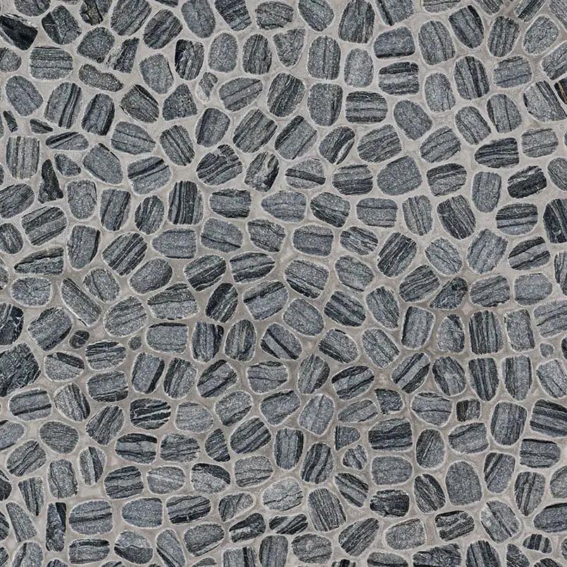 Henley Pebble Tumbled Pattern Marble Mosaics by MSI Surfaces