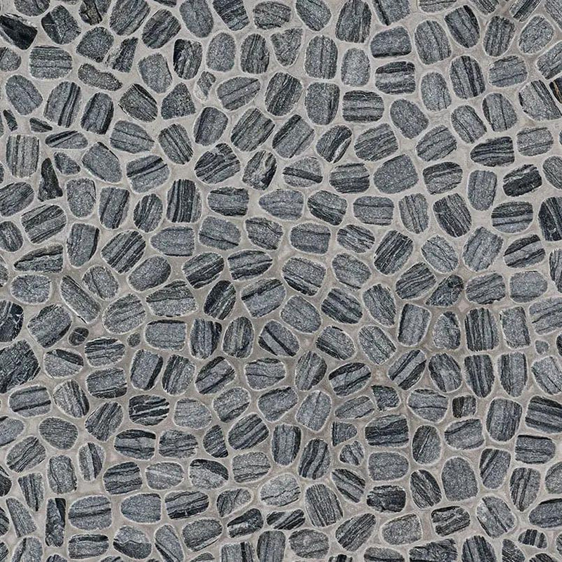 Henley Pebble Tumbled Pattern Marble Mosaics by MSI Surfaces