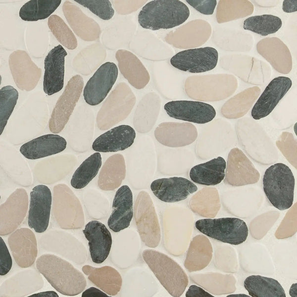 Metropolitan Pebble Honed Pattern Marble Mosaics