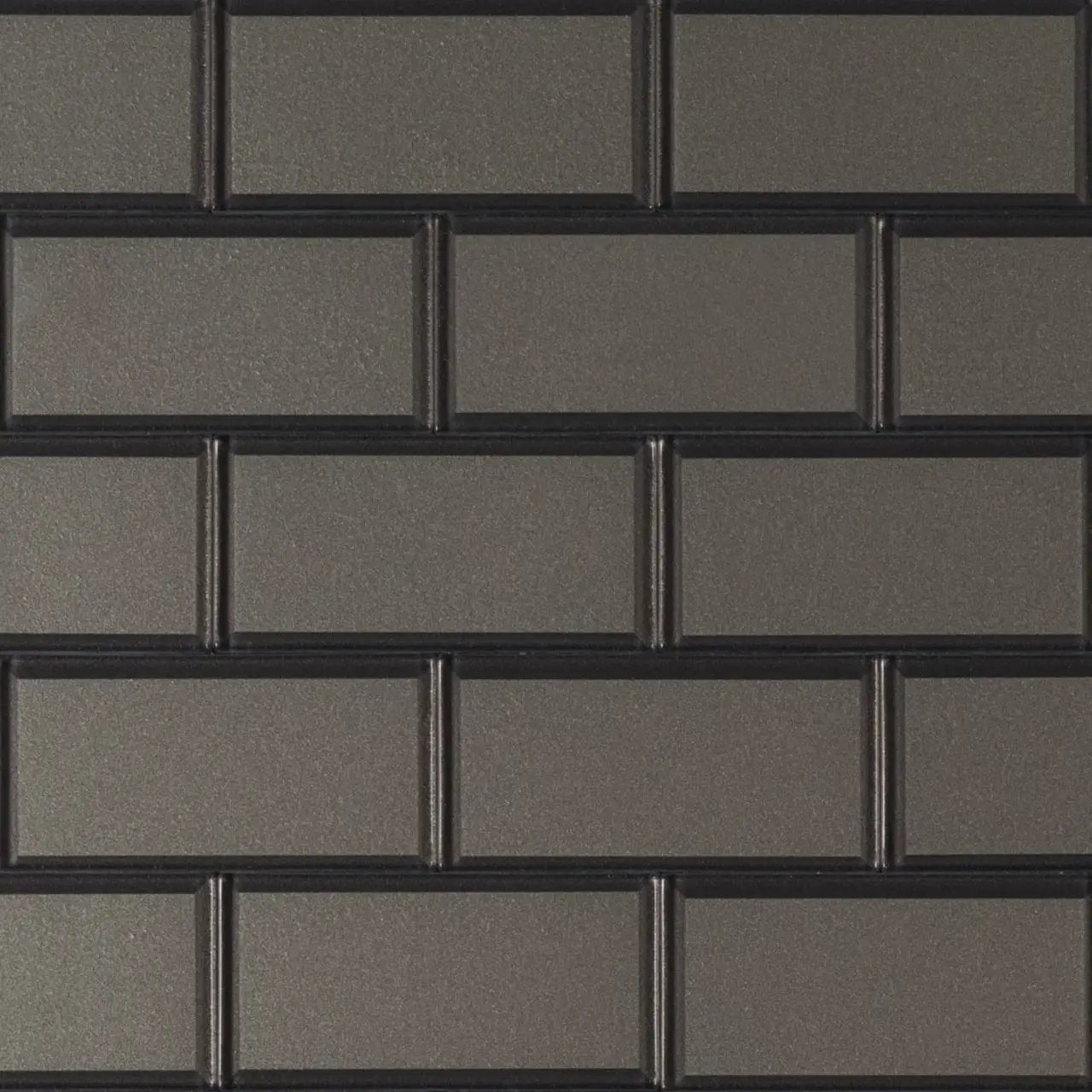 Crisson Bevel Subway Tile Glass Mosaics 2x4 close up