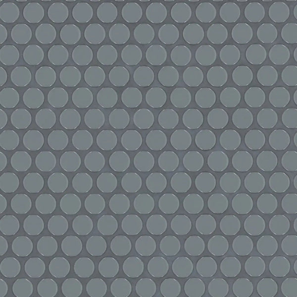 Cielo Azul Pennyround Glossy Penny Round Porcelain Mosaics