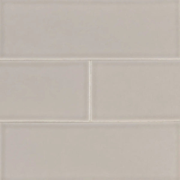 Portico Pearl Subway Tile 4x12 Glossy Ceramic Mosaics