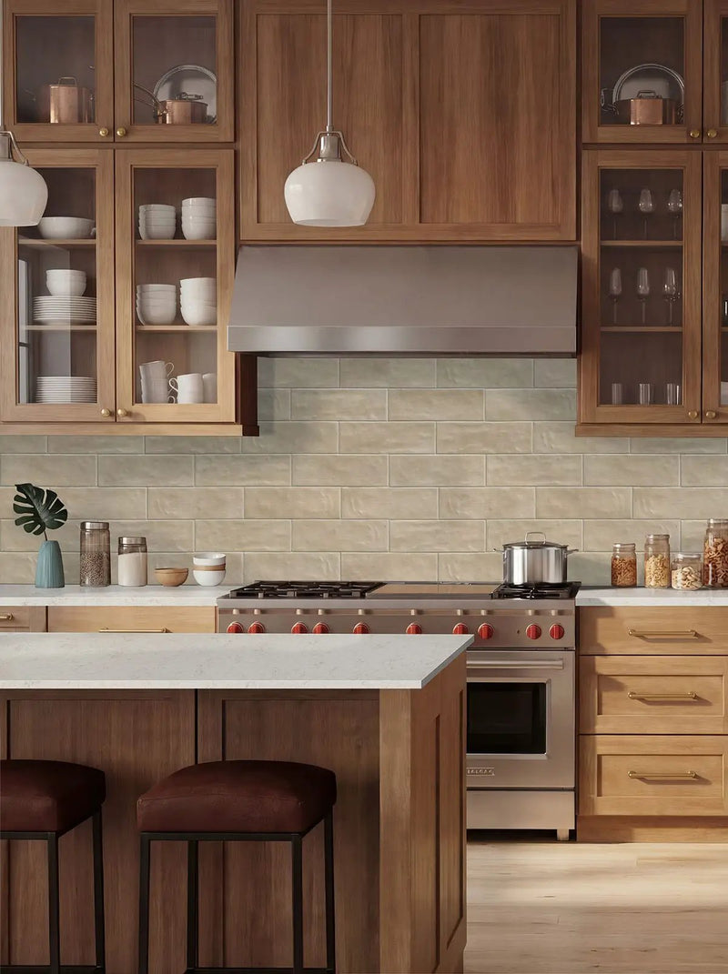 Sierra Umber 4x12 Matte Porcelain Mosaics by MSI Surfaces