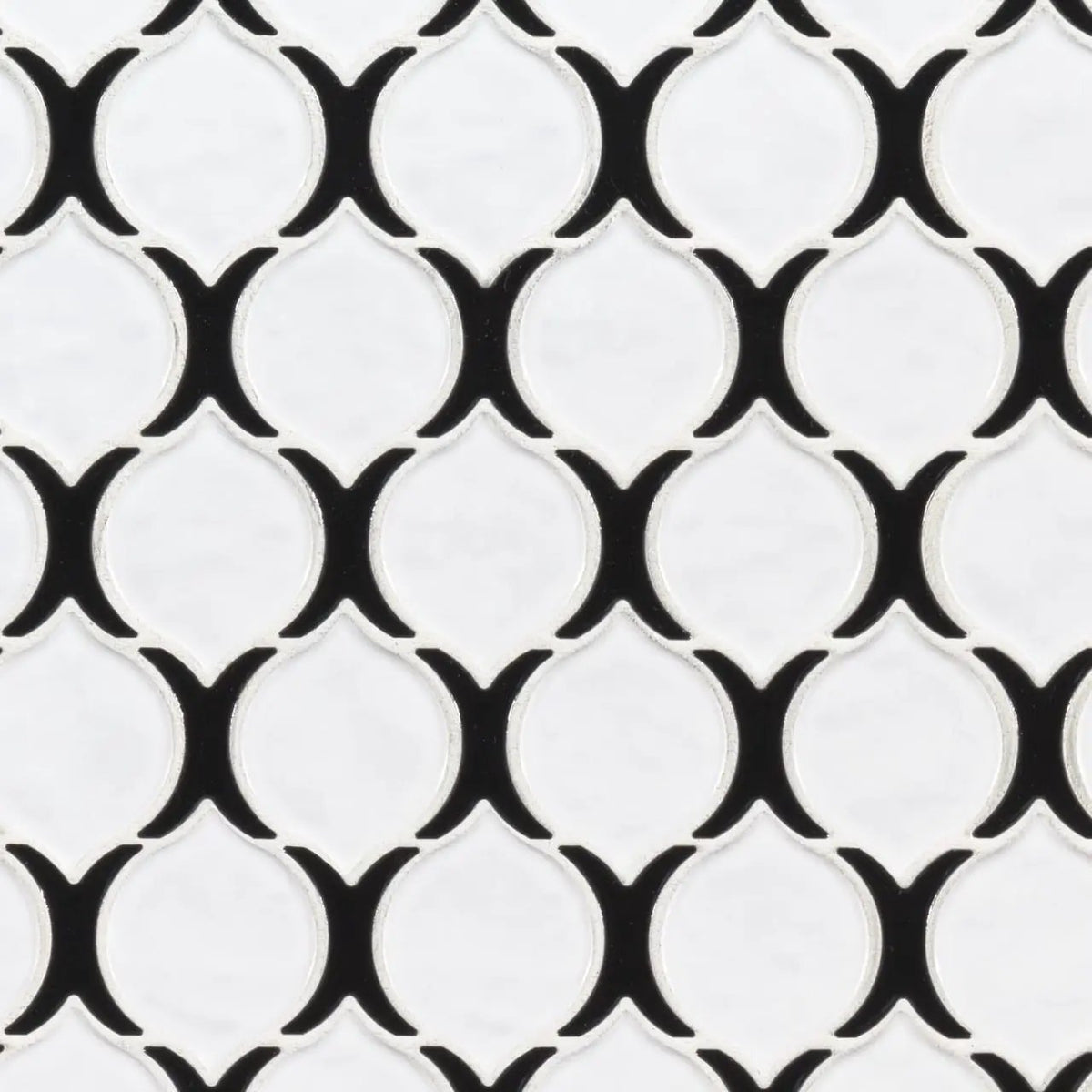Teardrop Tuxe 6mm Glossy Pattern Porcelain Mosaics by MSI Surfaces