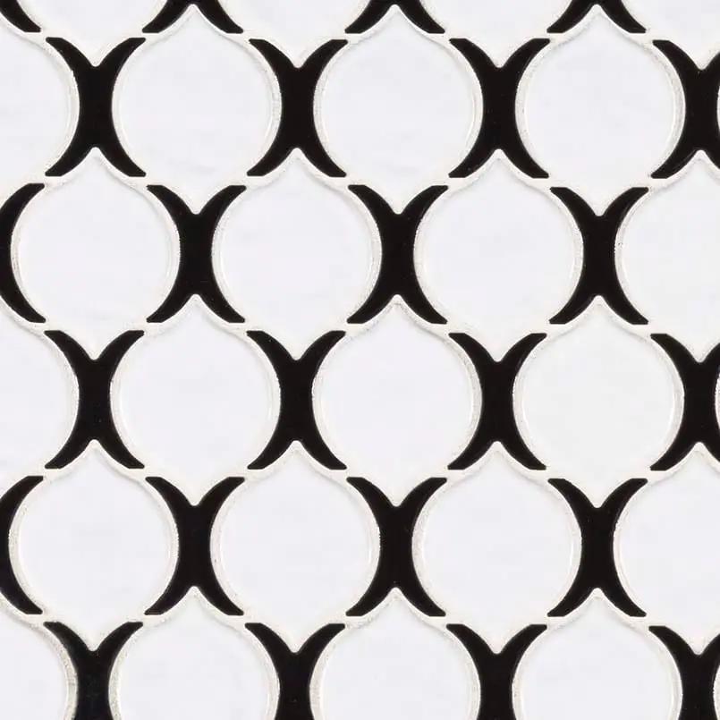 Teardrop Tuxe 6mm Glossy Pattern Porcelain Mosaics by MSI Surfaces