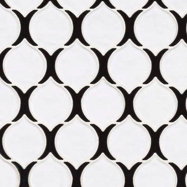 Teardrop Tuxe 6mm Glossy Pattern Porcelain Mosaics, photo 2 of 2