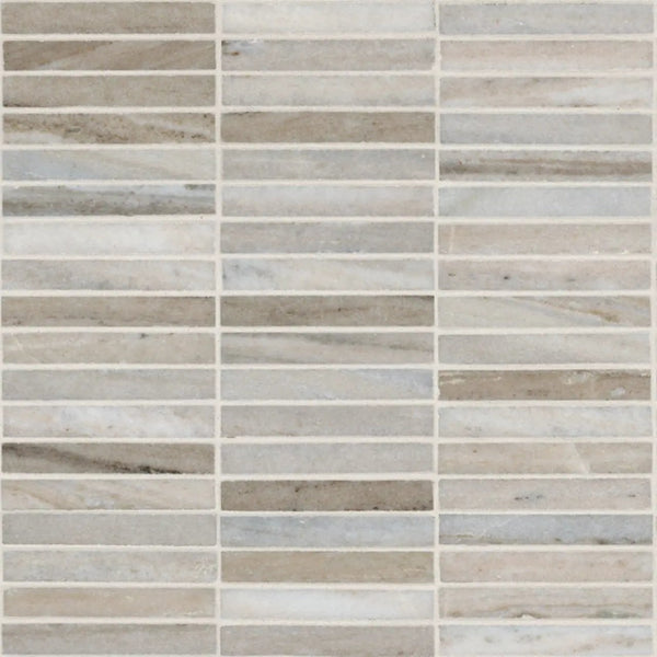 Ravello Mini Stack Polished Marble Mosaics 5/8x4