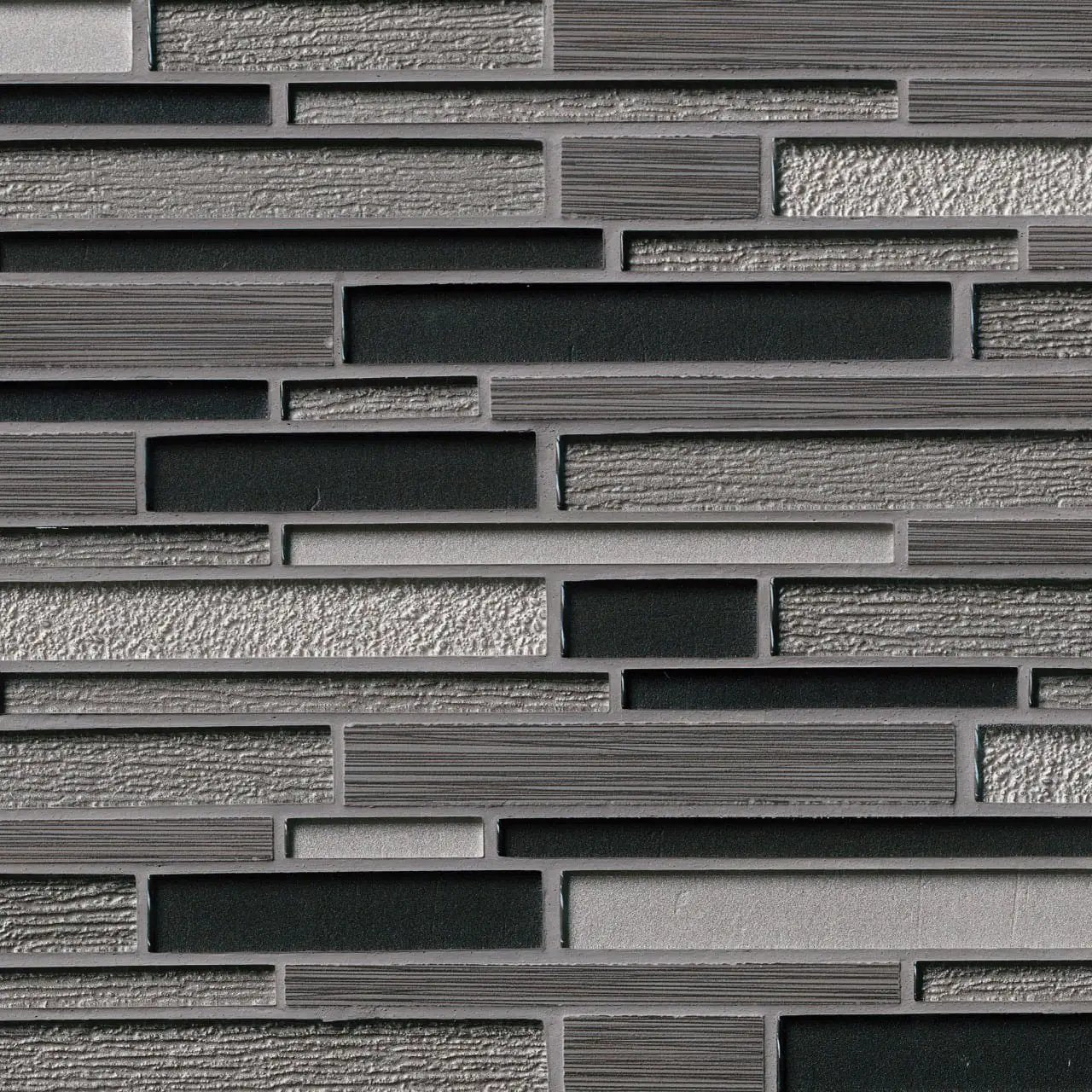 Metro Gris Blend Interlocking 8mm Pattern Porcelain Mosaics by MSI Surfaces
