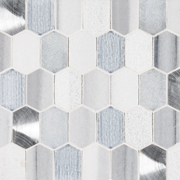 Harlow Picket 8mm Pattern Glass Mosaics