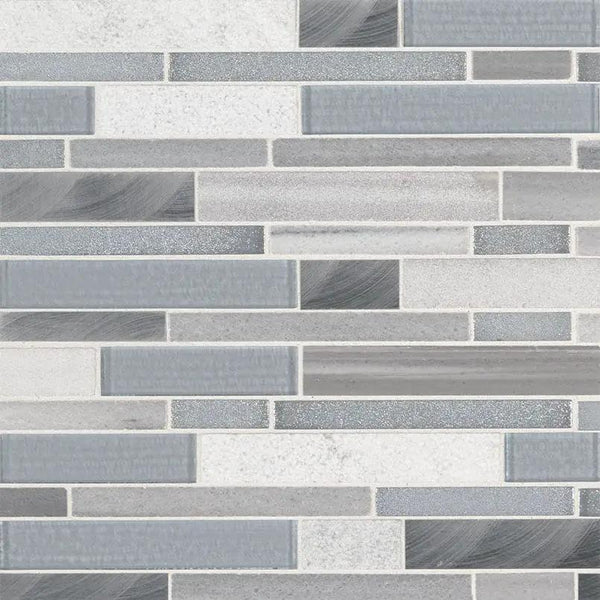 Harlow Interlocking 8mm Pattern Glass Mosaics