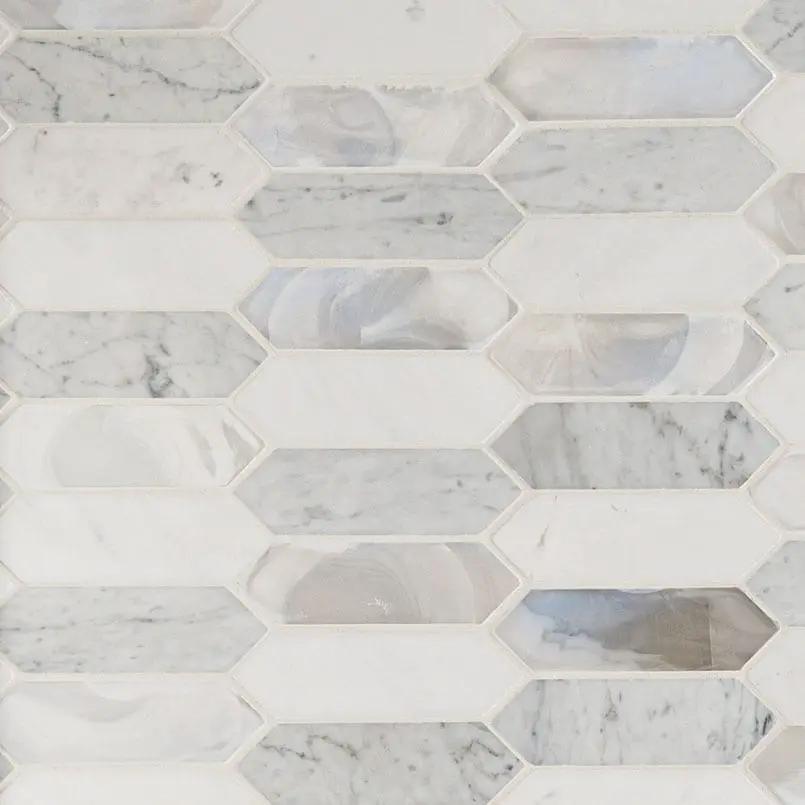 Cienega Springs Picket 6mm Pattern Glass Mosaics by MSI Surfaces