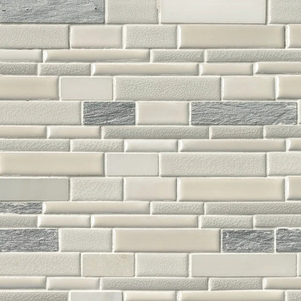 Everest Interlocking Pattern 8mm Porcelain Mosaics