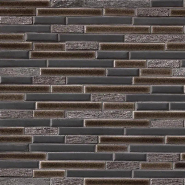 Titan Interlocking Pattern 8mm Porcelain Mosaics, photo 2 of 3