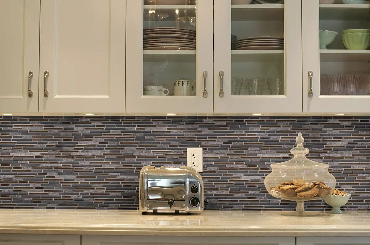 Titan Interlocking Pattern 8mm Porcelain Mosaics by MSI Surfaces